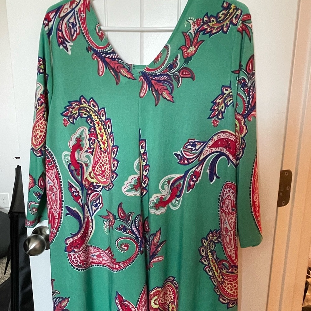 Merry Blu 2x tunic top